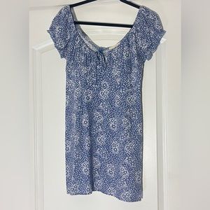 PacSun L.A. Hearts Small Blue Floral Mini Dress